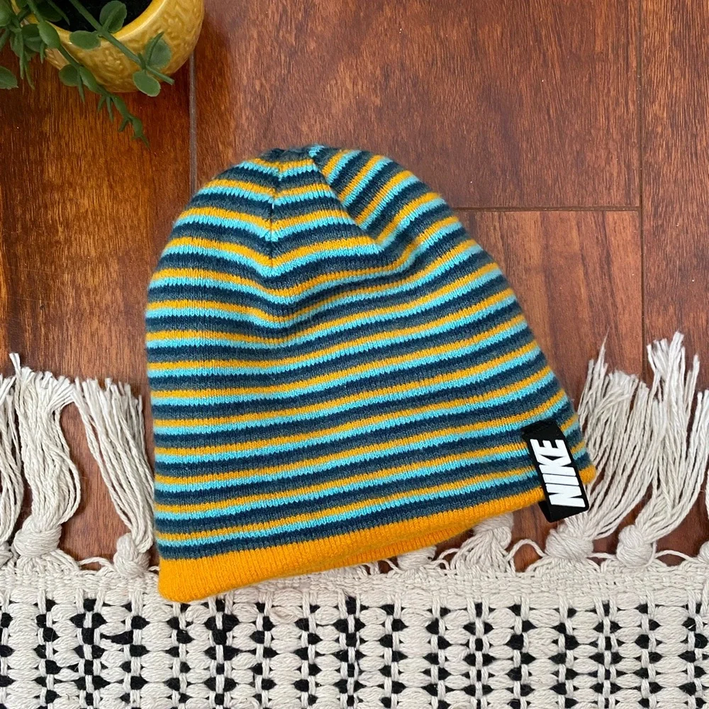 Baby Nike Striped Beanie